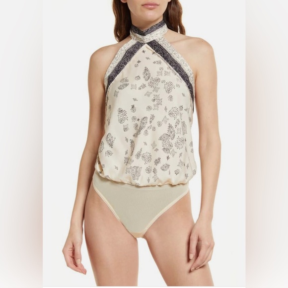 INTIMATELY FREE PEOPLE One Thing Paisley Bodysuit - XS - Picture 2 of 6